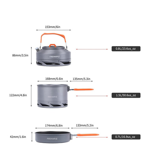Camping Cookware Set
