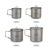 Ultralight Titanium Camping Cup