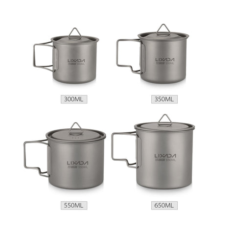 Ultralight Titanium Camping Cup