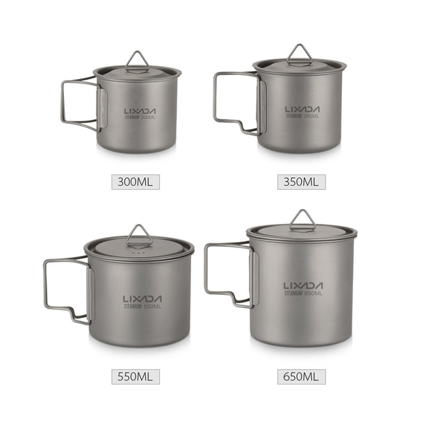 Ultralight Titanium Camping Cup