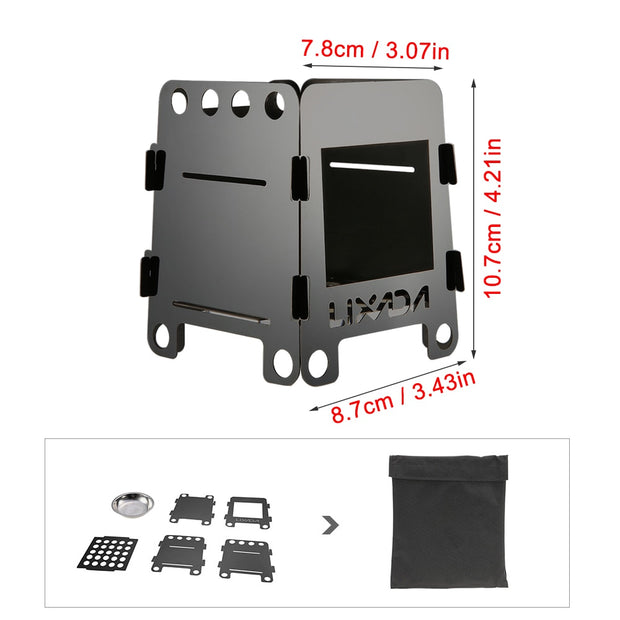Outdoor Folding Wood Stove
